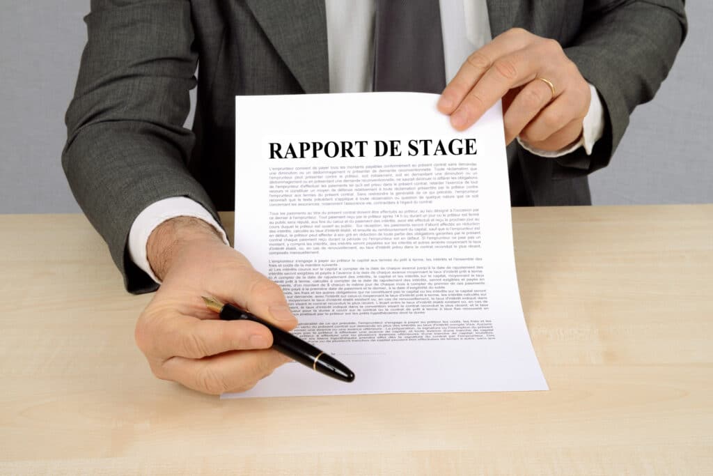 exemple rapport de stage